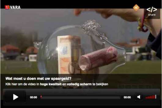 Klik hierboven voor de uitzending over sparen en het artikel van de redactie van Kassa!